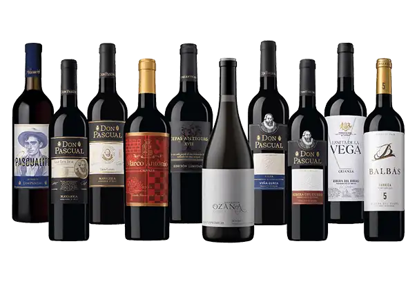 Colis classique du vin rouge d'Espagne